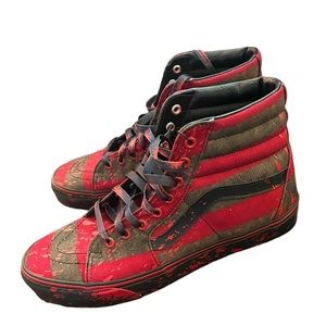 Vans Sk8-Hi Nightmare on Elm St Freddie Size 11